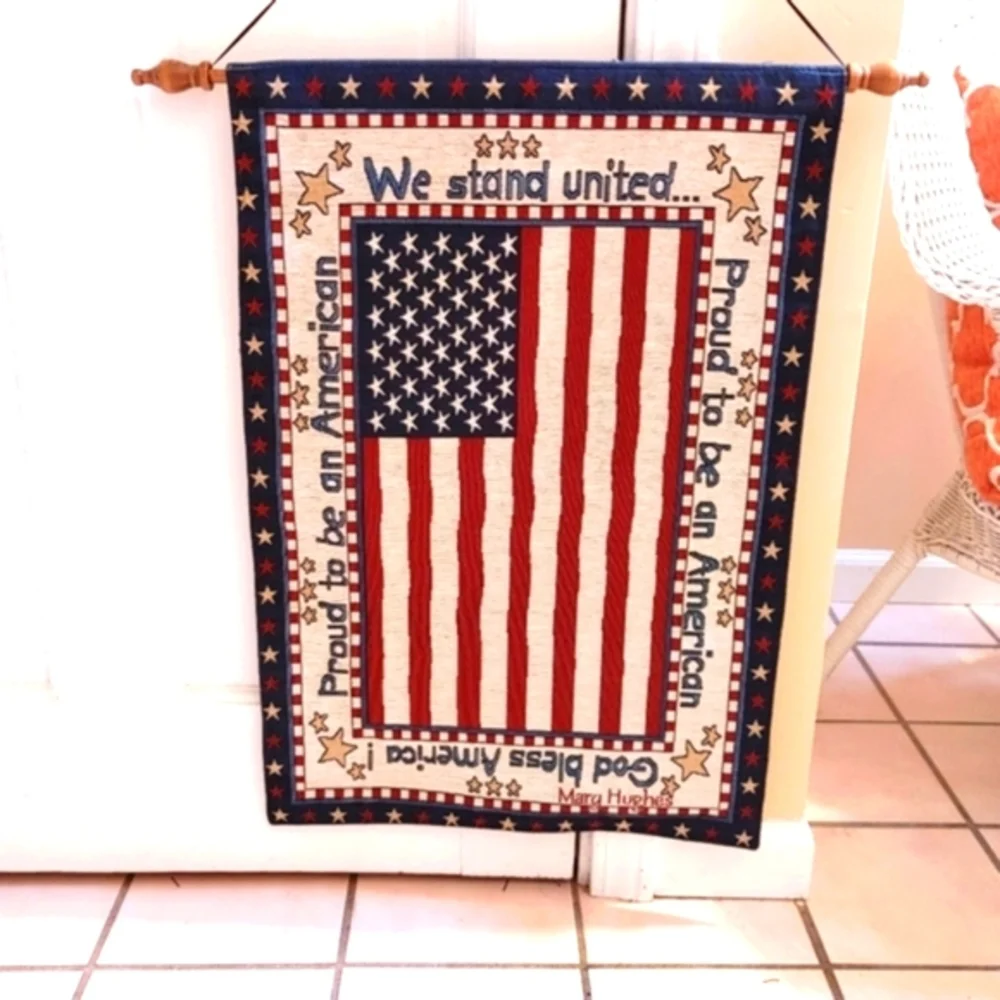 Proud to be an American Tapestry- Patriotic